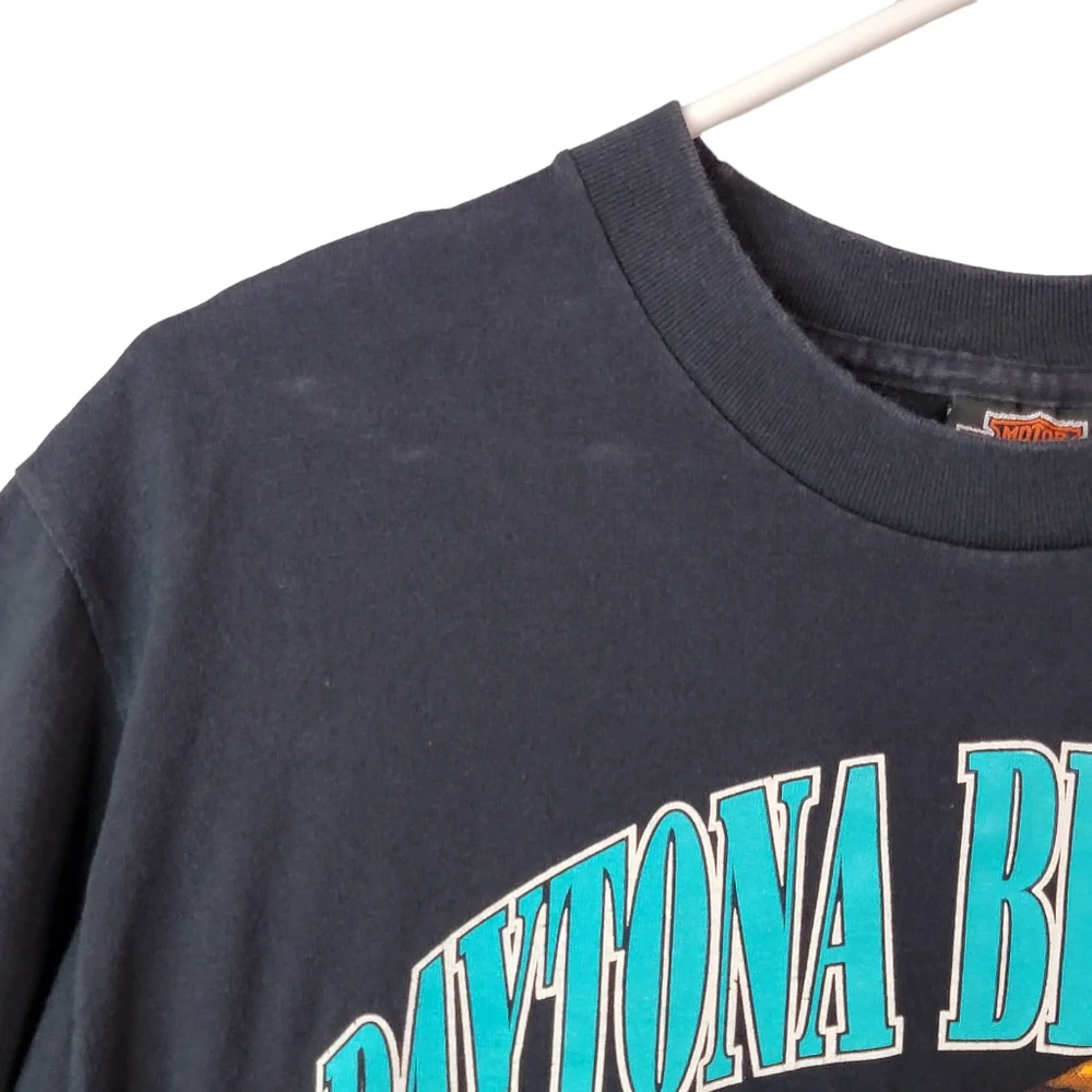 Harley-Davidson Vintage 90's Daytona Bike Week Single Stitched Graphic Tee L - Picture 2 of 10